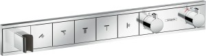 Hansgrohe RainSelect Bateria termostatyczna do 5 odbiorników z uchwytem 15358000