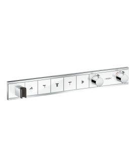 Hansgrohe RainSelect Bateria termostatyczna do 5 odbiorników z uchwytem 15358400