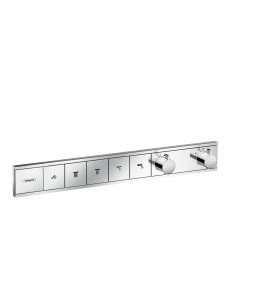 HG RainSelect Bateria termostatyczna do 5 odbiorników, podtynkowa, Chrom 15384000