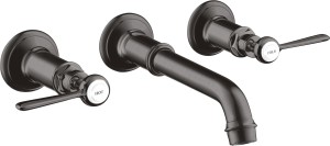 AXOR Montreux 3-otworowa bateria umywalkowa z uchwytami 165-225 mm 16534340