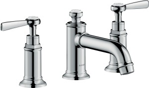 AXOR Montreux 3-otworowa bateria umywalkowa z uchwytami i odpływem 16535000
