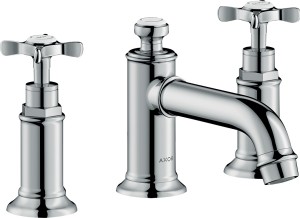 AXOR Montreux 3-otworowa bateria umywalkowa z uchwytami krzyżowymi 16536000