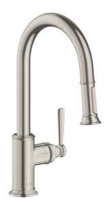 AXOR Montreux Jednouchwytowa bateria kuchenna 180 z wyciąganą wylewką 16581800