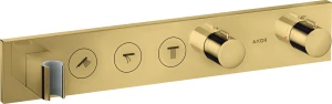 AXOR Moduł termostatyczny Select 530/90 do 3 odbiorników, Złoty 18356990