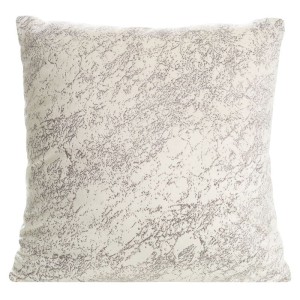 POSZEWKA MARMUR WELUR VELVET 40 X 40 CM KREMOWA