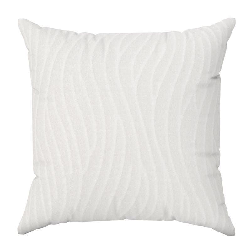 POSZEWKA WYTŁACZANA WELUR VELVET 40 X 40 CM BIAŁA