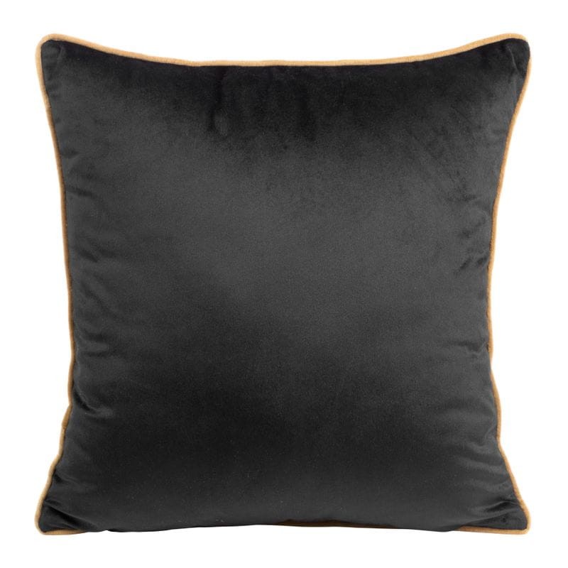 POSZEWKA Z WYPUSTKĄ WELUR VELVET 40X40 CM ZŁOTA