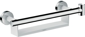 Hansgrohe Unica Uchwyt Comfort z półką i uchwytem prysznicowym 26328400