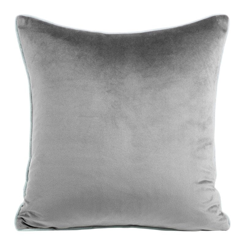 POSZEWKA Z WYPUSTKĄ WELUR VELVET 40X40 SZAŁWIOWA