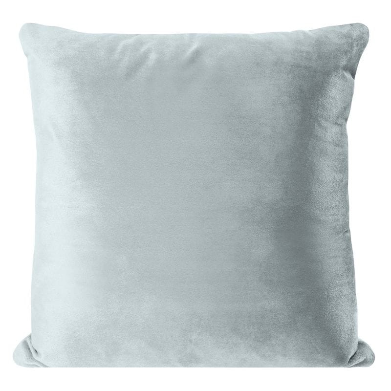 GŁADKA POSZEWKA WELUR VELVET 40X40 CM SREBRNA