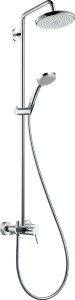 Hansgrohe Croma Komplet prysznicowy 220 1jet z mieszaczem 27222000