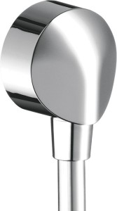 HG FixFit Przyłącze węża E z zaworem zwrotnym, Chrom 27454000