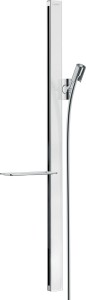 HG Unica Drążek prysznicowy E 90 cm z wężem Isiflex 160 cm, Biały/Chrom 27640400