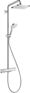HG Croma E Komplet prysznicowy 280 1jet EcoSmart z termostatem, Chrom 27660000