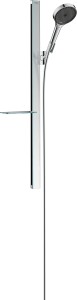 HG Rainfinity Zestaw prysznicowy 130 3jet z drążkiem 90cm i półką, Chrom 27671000