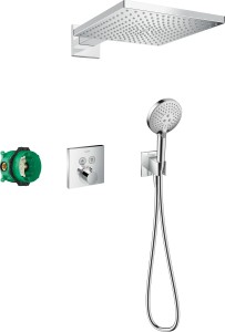 Hansgrohe Raindance E System prysznicowy 300 1jet z ShowerSelect, Chrom