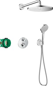 Hansgrohe Croma System prysznicowy 280 1jet z Ecostat S, podtynkowy, Chrom