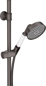 AXOR Montreux Zestaw prysznicowy 0,90 m z główką 100 1jet, Czarny Chrom 27982340