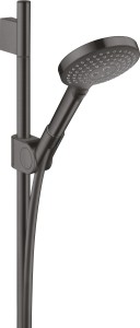 AXOR Uno Zestaw prysznicowy 0,90 m z główką 120 3jet, Czarny Chrom 27987340