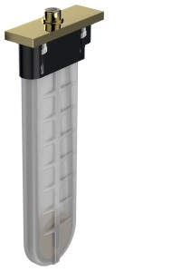 HG sBox Element zewnętrzny, prostokątny, Złoty Optyczny Polerowany 28010990
