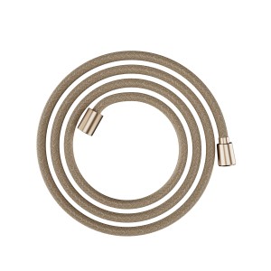 HG Designflex Wąż prysznicowy 200 cm, tekstylny, Brąz Szczotkowany 28230140