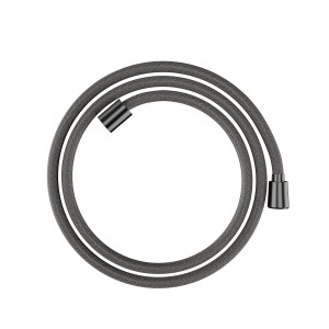 HG Designflex Wąż prysznicowy 160 cm, tekstylny, Czarny Chrom Szczotkowany 28260340