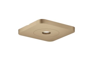 AX Citterio C Rozeta sufitowa 120/120 softsquare, Brąz Szczotkowany 28802140