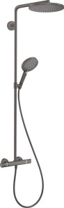 Hansgrohe Raindance S Komplet prysznicowy 240 1jet PowderRain, Czarny Chrom