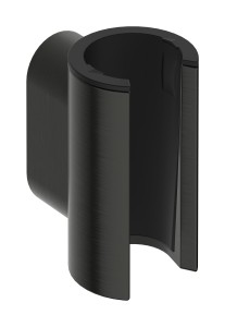 HG Porter Fine Uchwyt prysznicowy, Czarny Chrom Szczotkowany 28885340