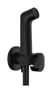 Hansgrohe Główka prysznicowa Bidette 1 jet S EcoSmart, Czarny Matowy