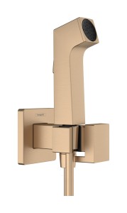 Hansgrohe Główka prysznicowa Bidette 1 jet E EcoSmart, Brąz Szczotkowany