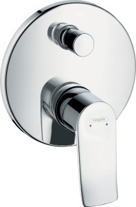 Hansgrohe Metris Jednouchwytowa bateria wannowa zgodna z normą EN 1717 31487000