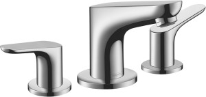 Hansgrohe Focus 3-otworowa bateria umywalkowa 100 z odpływem cięgnowym 31937000