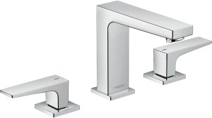 Hansgrohe Metropol 3-otworowa bateria umywalkowa z uchwytami i odpływem 32514000