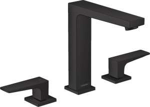 Hansgrohe Metropol 3-otworowa bateria umywalkowa z uchwytami i odpływem 32515670