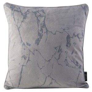 POSZEWKA WELUR VELVET MARMUR 40X40 CM BEŻOWA