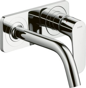 AXOR Citterio M Jednouchwytowa bateria umywalkowa z wylewką 167 mm i płytką 34112000