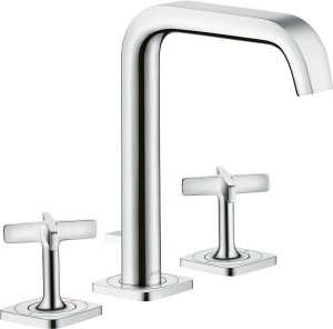 AXOR Citterio E 3-otworowa bateria umywalkowa z rozetami i odpływem 36108000
