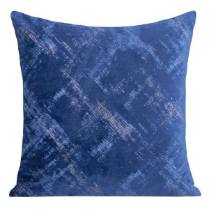 POSZEWKA WELUR VELVET PRZETARTA 40X40 CM GRANATOWA