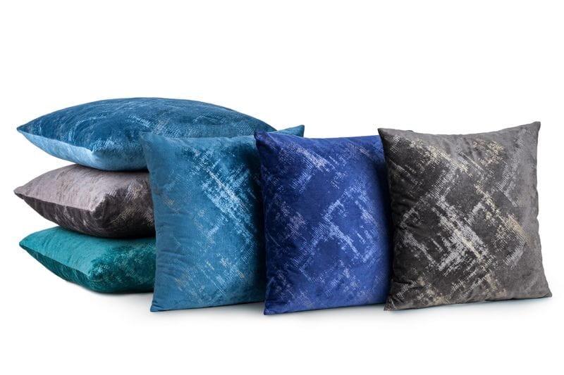 POSZEWKA WELUR VELVET PRZETARTA 40X40 CM GRANATOWA
