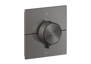 AXOR ShowerSelect ID Bateria termostatyczna 2 odbiorniki, Czarny Chrom 36753340