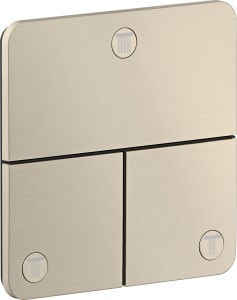 AXOR ShowerSelect Zawór odcinający do 3 odbiorników, Nikiel Szczotkowany 36781820