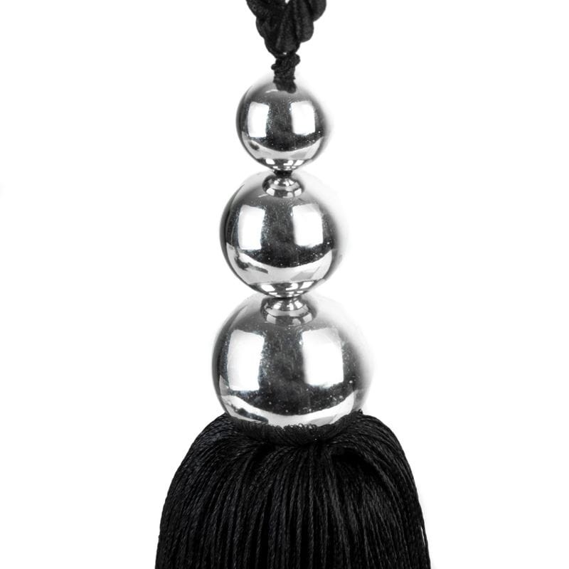 SZNUR UPINACZ DO ZASŁON CHWOST 60 X 26 CM CZARNY
