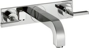 AXOR Citterio 3-otworowa bateria umywalkowa z uchwytami jednoramiennymi 39148000