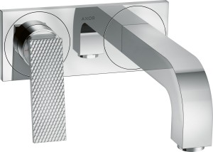AXOR Citterio Jednouchwytowa bateria umywalkowa z wylewką 220 mm i płytką 39171000