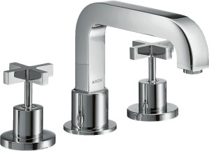 AXOR Citterio 3-otworowa bateria na brzeg wanny z uchwytami krzyżowymi 39436000