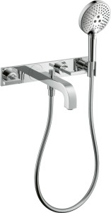 AXOR Citterio 3-otworowa bateria wannowa z uchwytami jednoramiennymi 39442000