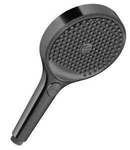 AXOR Główka prysznicowa 130 3jet EcoSmart+, Czarny Chrom Szczotkowany 39774340