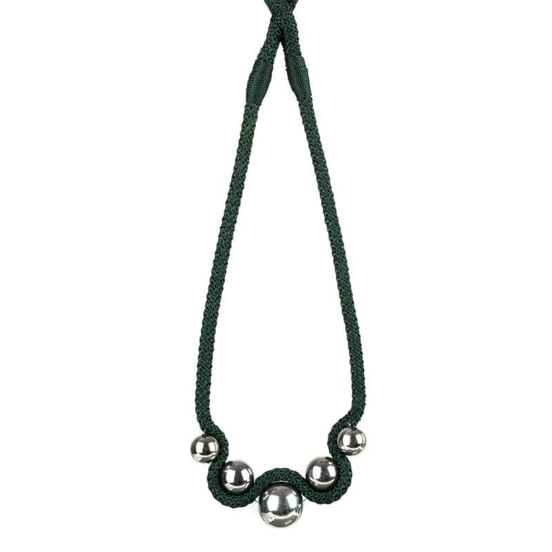 SZNUR UPINACZ DO ZASŁON CHWOST 76X16 CM TURKUSOWY