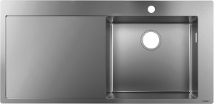 Hansgrohe S71 Zlewozmywak nablatowy 450 z ociekaczem po lewej stronie 43306800